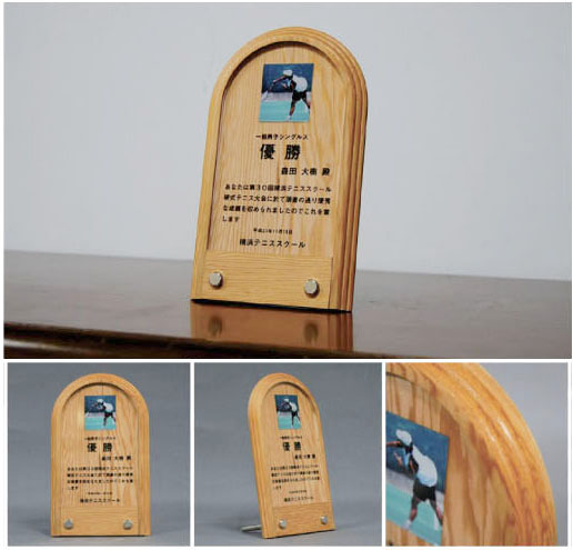 金箔鳳凰付きアクリル楯